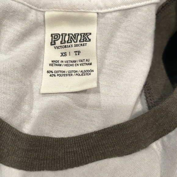 PINK Olive & Black & White Bling Tank - Picture 4 of 5